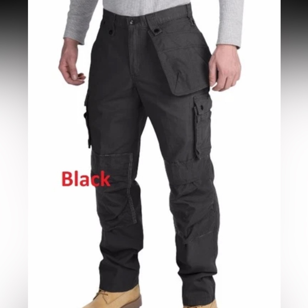 Carhartt Mens Multipocket Ripstop work pants trousers  42*28 black